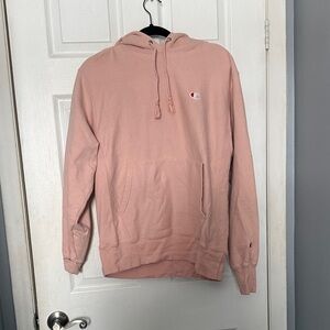 Champion Women’s hoodie  Sweatshirt in Dusty Pink